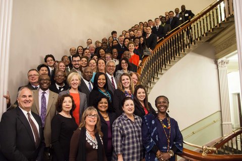 photo of all host reps for Mandela Fellows