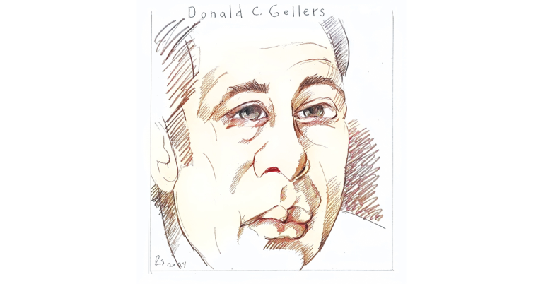 MPR 33(1) cover illustrating Donald C. Gellers.