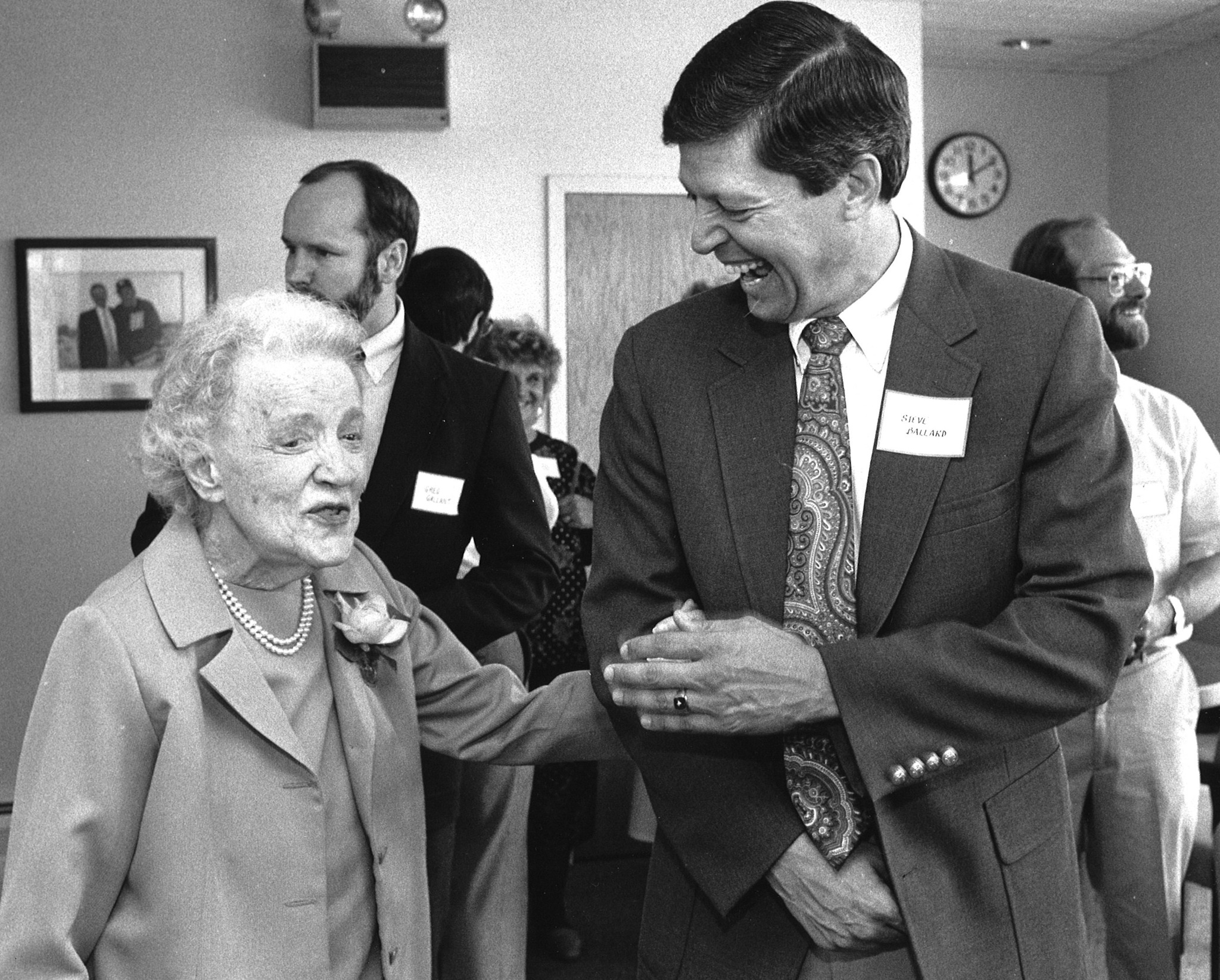 Margaret Chase Smith and Steve Ballard.